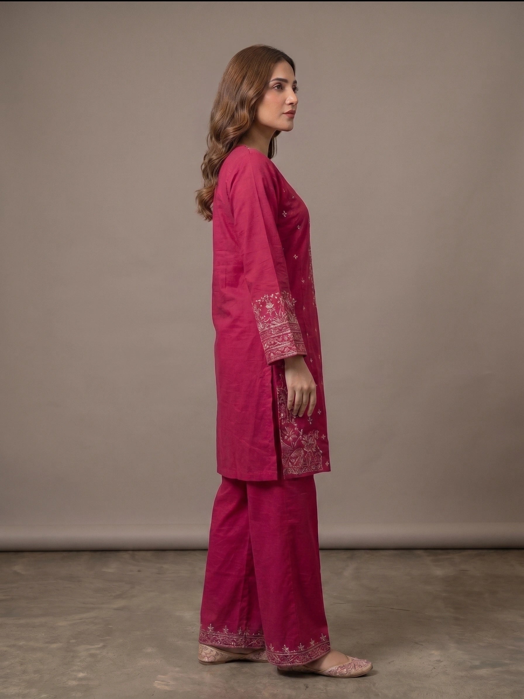 Mahveen Embroidered 2 Piece Cotton Lawn Suit